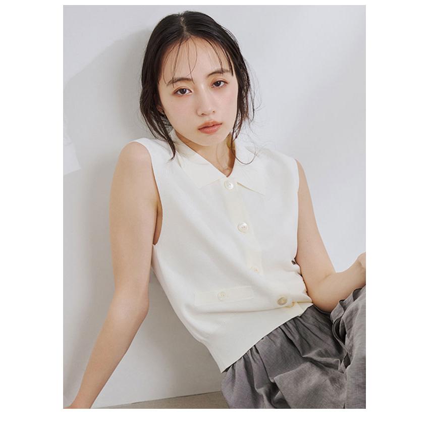 FRAY I.D（フレイ・アイディー） トップス 26春夏 ノースリーブポロ
