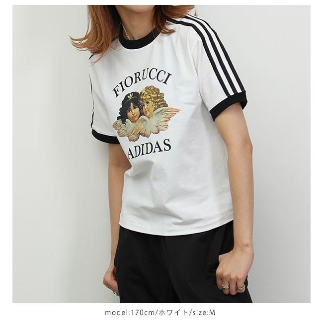 アディダスオリジナルス Adidas Originals Tee レディース トップス Tシャツ 半袖 グラフィック クルーネック Fiorucci フィオルッチ コラボ Gdc76 バッグ ワンピースのダブルハート 通販 Yahoo ショッピング