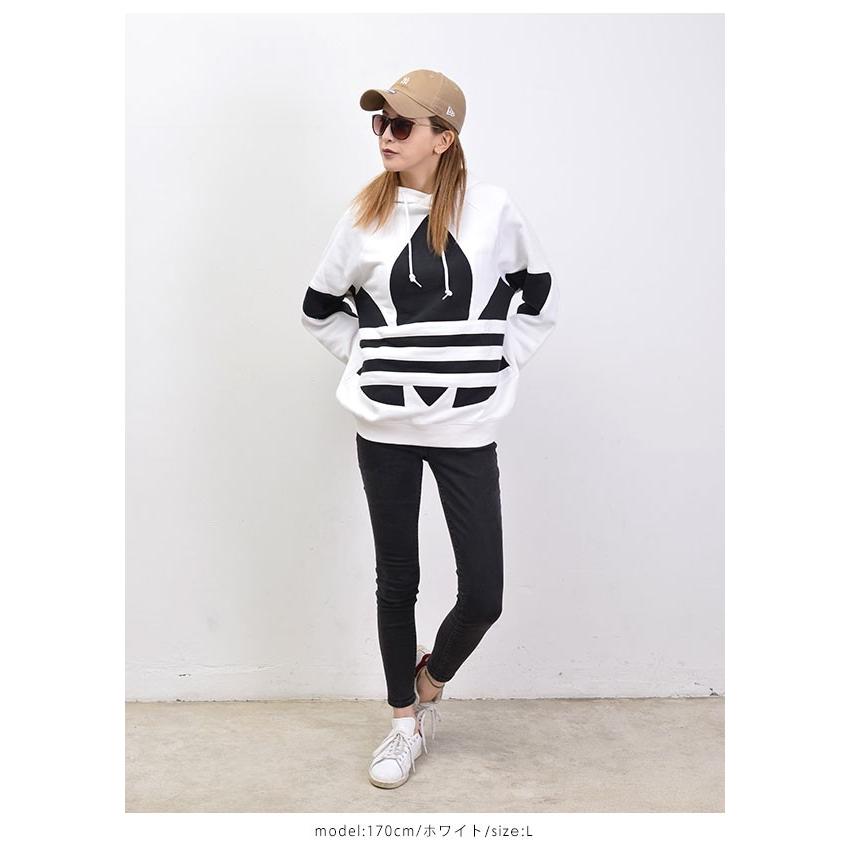 アディダスオリジナルス Adidas Originals 通販 アディダス ビッグ トレフォイル パーカー レディース ユニセックス トップス 長袖 プルオーバー フーディー Gvt86 バッグ ワンピースのダブルハート 通販 Yahoo ショッピング