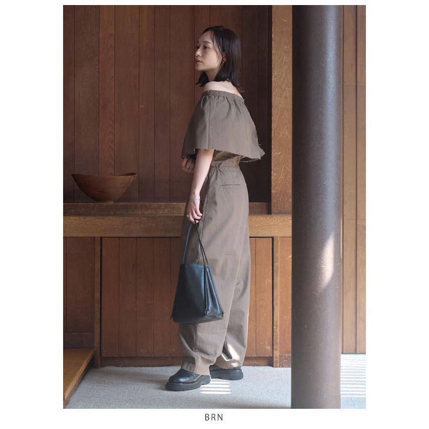 SALE60%OFF ヘラ Hella ワンピース 春夏 OFFSHOULDER COTTON COMBINAISON 半袖 ロング丈 オケージョン ドレス h241-02_4