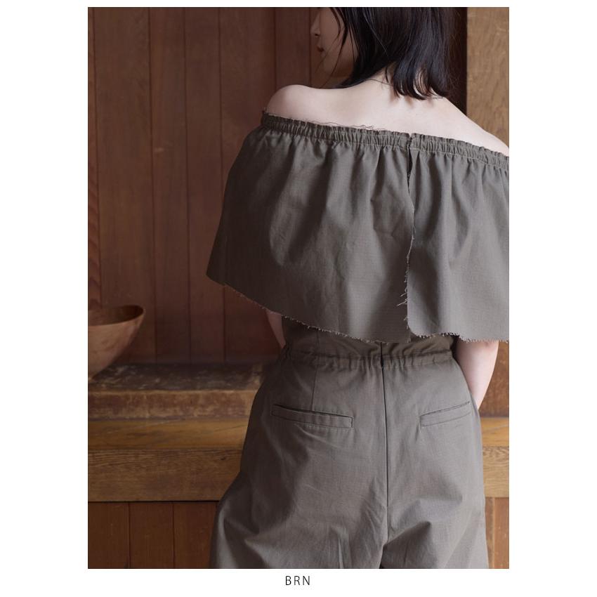 SALE60%OFF ヘラ Hella ワンピース 春夏 OFFSHOULDER COTTON COMBINAISON 半袖 ロング丈 オケージョン ドレス h241-02_8