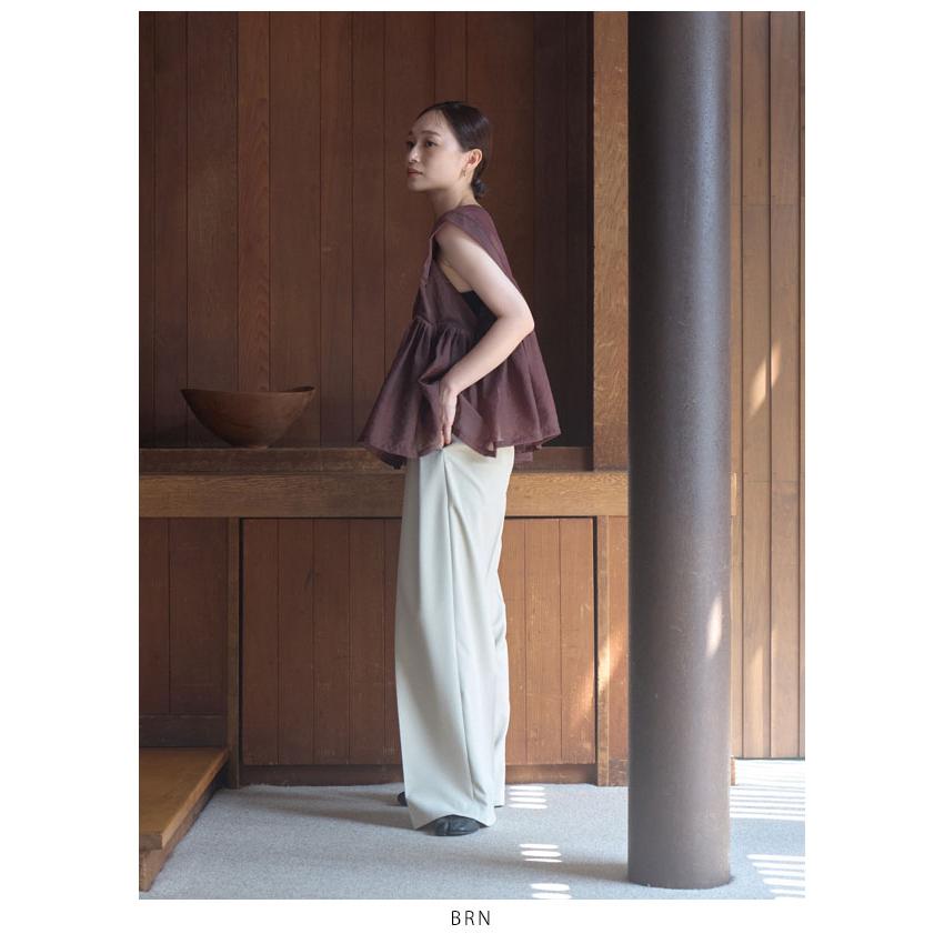 即納】 ヘラ Hella トップス 24春夏 CHAMBRAY ORGANDY BL シャンブレー 