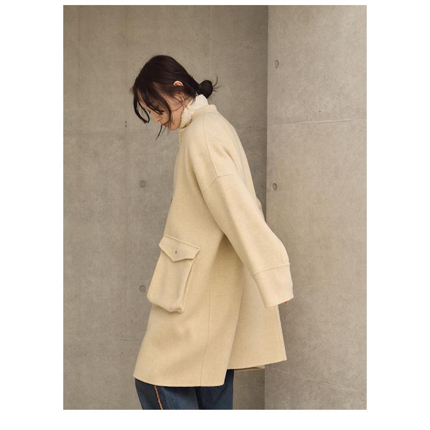 ヘラ Hella 24秋冬 DOUBLE ZIP REVER CO アウター ミドル丈 長袖 h243