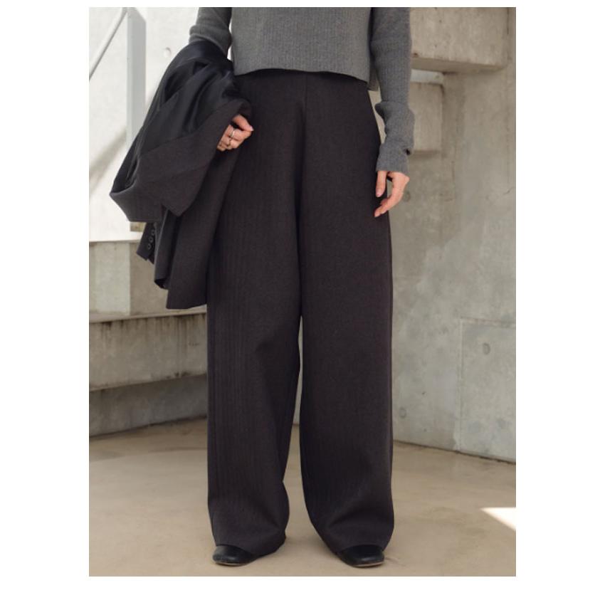 SALE40%OFF ヘラ Hella 秋冬 HERRINGBONE WIDE PANTS ボトムス パンツ