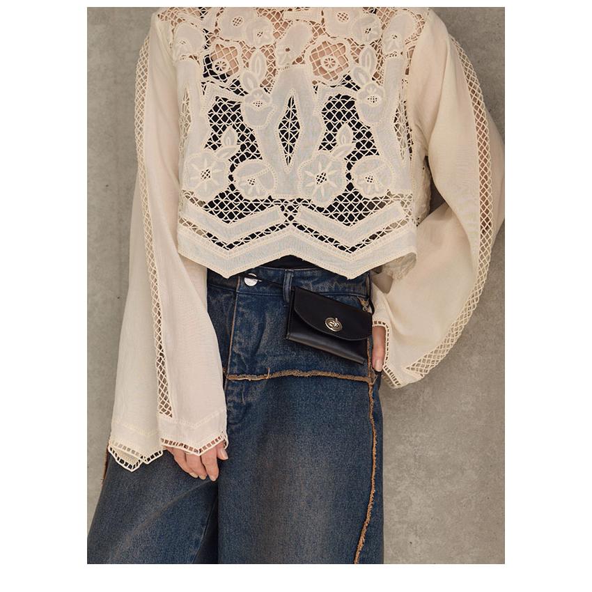 HELLA完売ストレートデニムM￥20000 SALE40%OFF ヘラ Hella 秋冬 VINTAGE CUTOFF DENIM TOPS