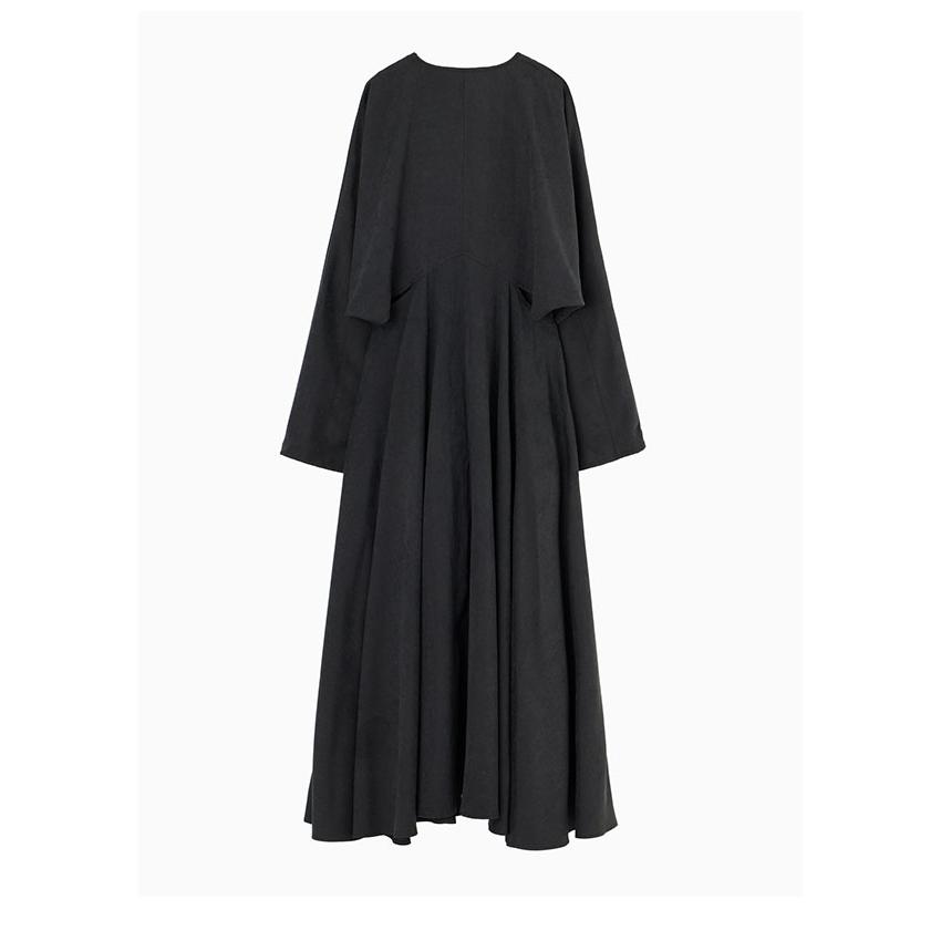 ヘラ Hella 24秋冬 SIDE SLASH FLARE DRESS ワンピース ドレス ヘラ Hella 24秋冬 SIDE SLASH FLARE DRESS ワンピース ドレス