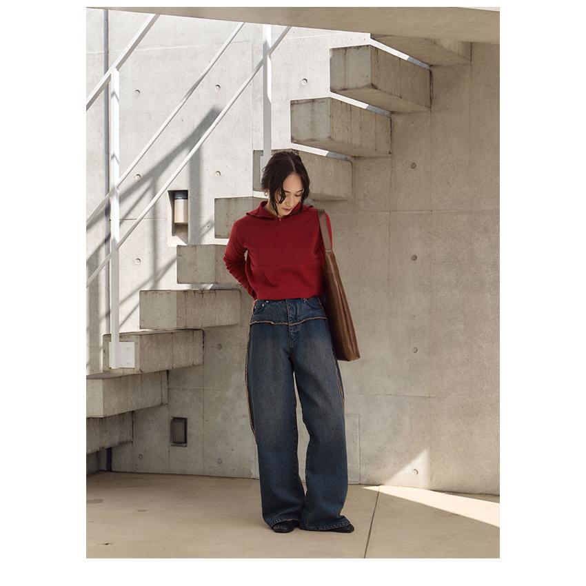 ヘラ Hella 24秋冬 2WAY KNIT PULLOVER トップス ニット プルオーバー