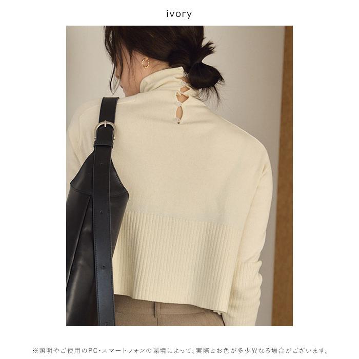 ミュベール　トップス ヘラ Hella 24秋冬 2WAY KNIT PULLOVER トップス ニット プル