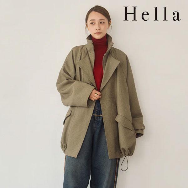 SALE50%OFF ヘラ Hella 24秋冬 FRONT LAYERD COAT フロントレイヤード