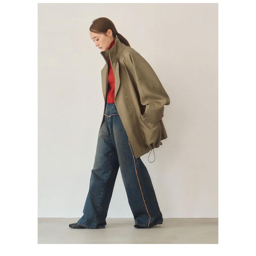 SALE40%OFF ヘラ Hella 24秋冬 FRONT LAYERD COAT フロントレイヤード