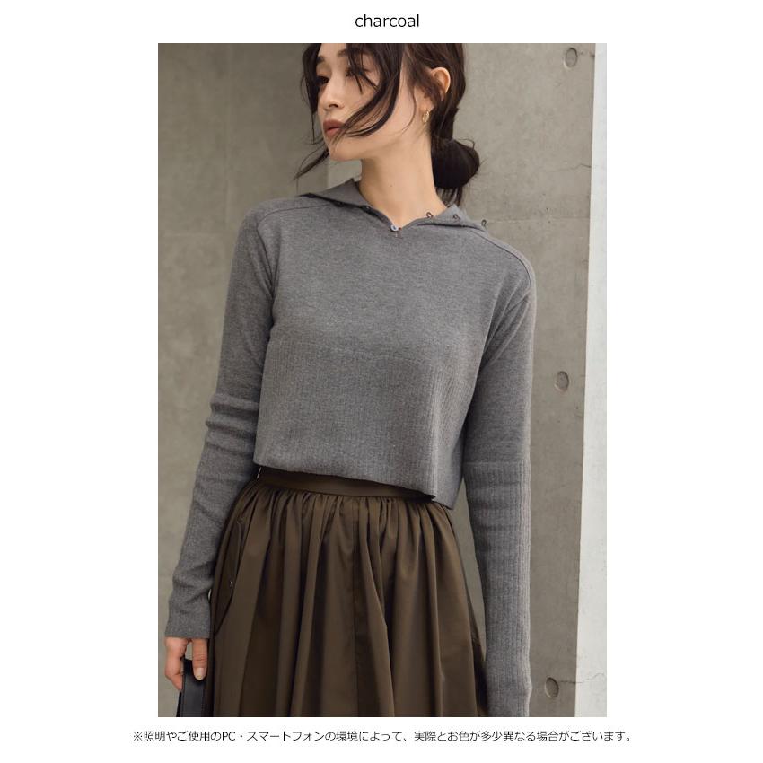 SALE50%OFF ヘラ Hella 25秋冬 トップス 2way knit pullover 2way