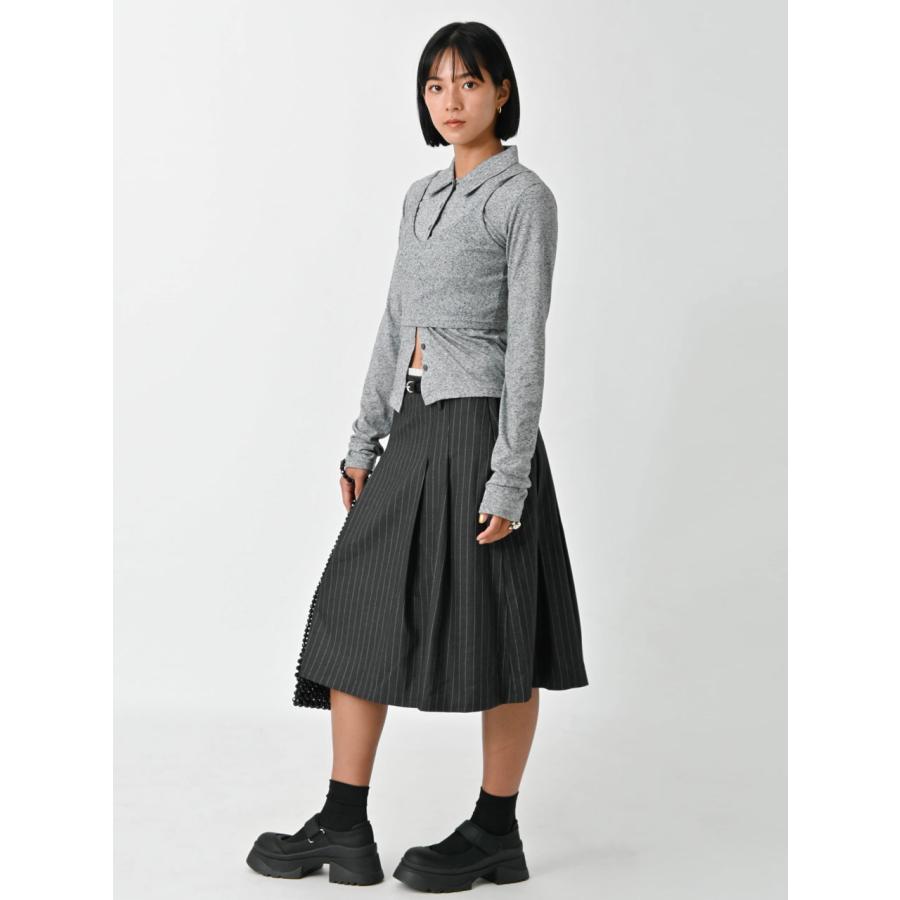 SALE60%OFF エギュゼ iGUISER トップス 24秋冬 cotton bustier set cardigan コットンビスチェセットカーディガン 長袖 ミドル丈 ig-ig024 |  | 04