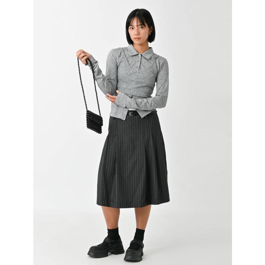 SALE60%OFF エギュゼ iGUISER トップス 24秋冬 cotton bustier set cardigan コットンビスチェセットカーディガン 長袖 ミドル丈 ig-ig024 |  | 05