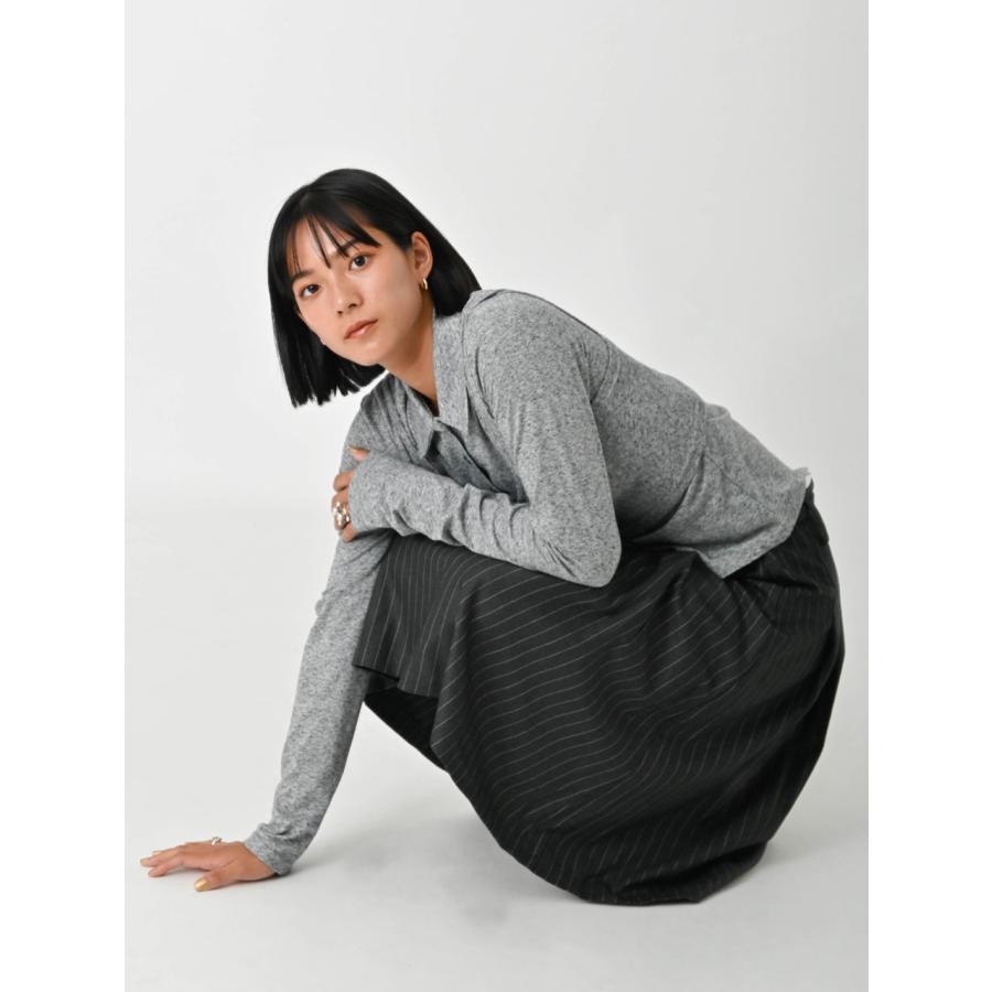 SALE60%OFF エギュゼ iGUISER トップス 24秋冬 cotton bustier set cardigan コットンビスチェセットカーディガン 長袖 ミドル丈 ig-ig024 |  | 07