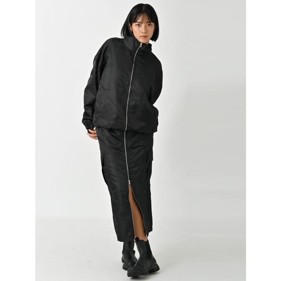 SALE60%OFF エギュゼ iGUISER ボトムス 24秋冬 double zip nylon skirt