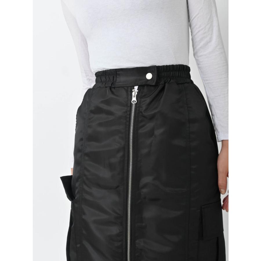 SALE60%OFF エギュゼ iGUISER ボトムス 24秋冬 double zip nylon skirt