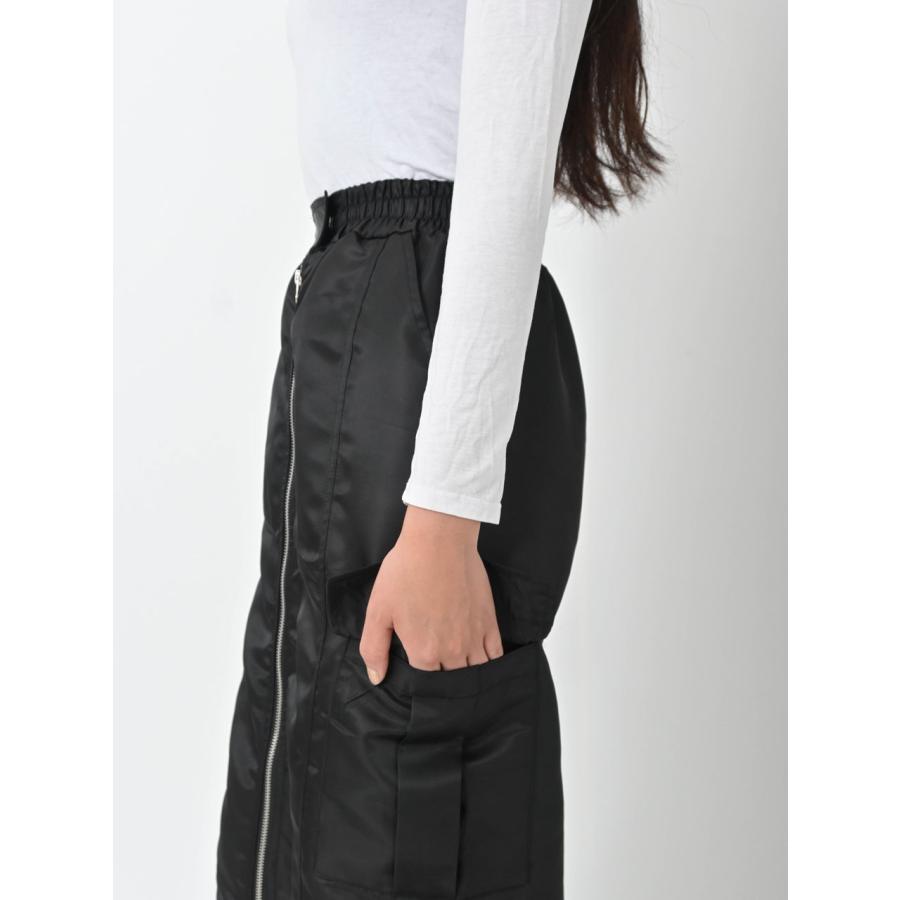 SALE60%OFF エギュゼ iGUISER ボトムス 24秋冬 double zip nylon skirt