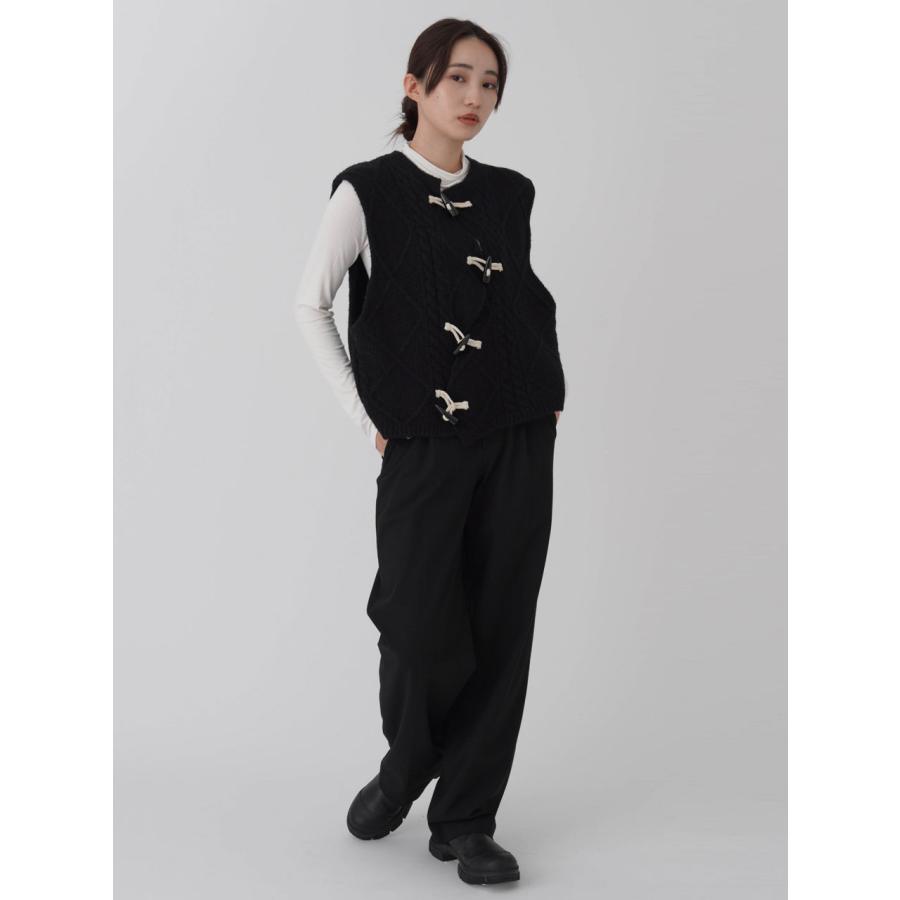 SALE40%OFF エギュゼ iGUISER トップス 24秋冬 cashmere duffel vest