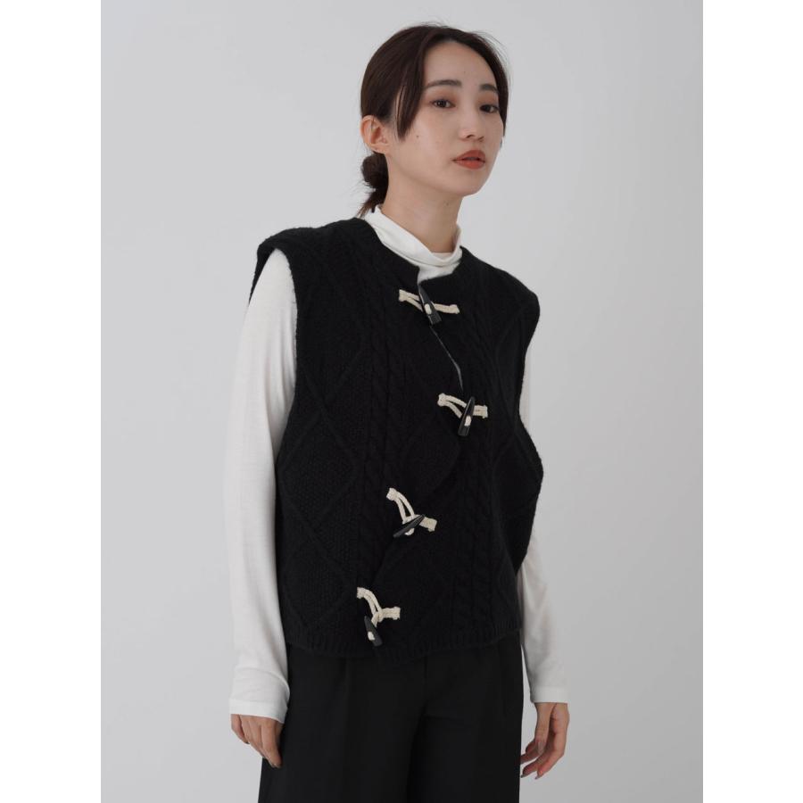 SALE40%OFF エギュゼ iGUISER トップス 24秋冬 cashmere duffel vest