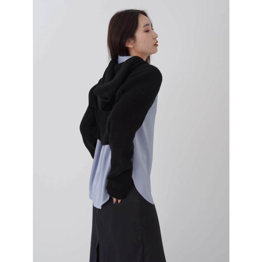 SALE60%OFF エギュゼ iGUISER トップス 24秋冬 hood bolero knit