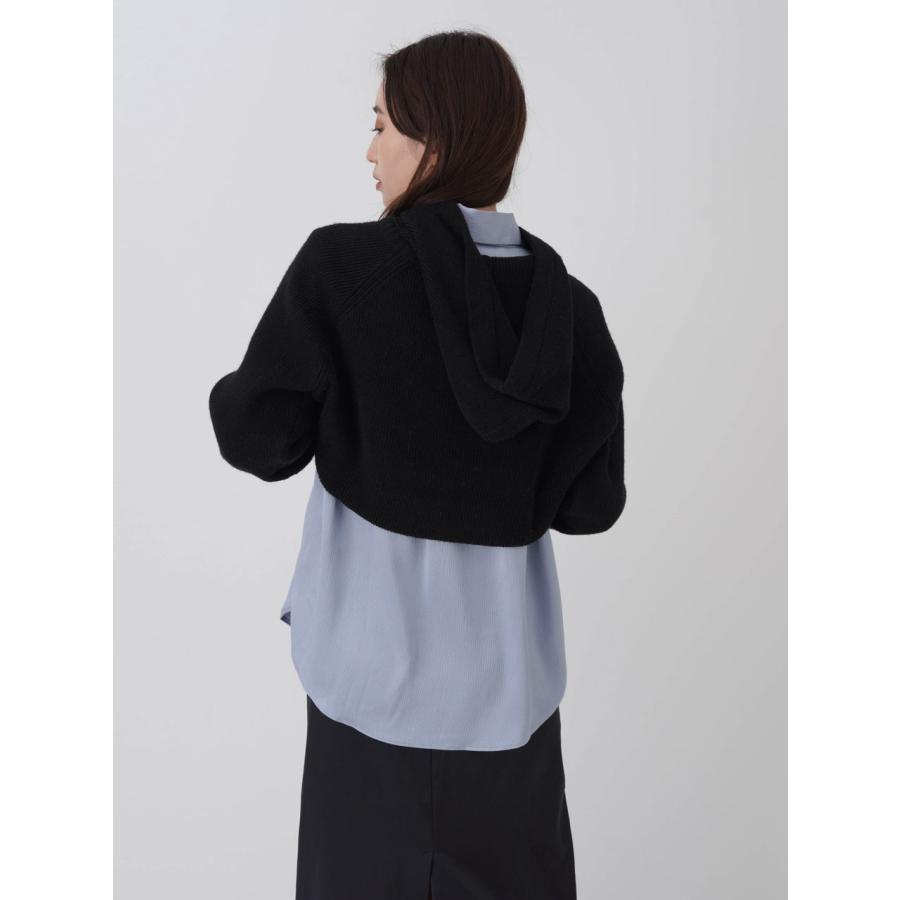 SALE60%OFF エギュゼ iGUISER トップス 24秋冬 hood bolero knit