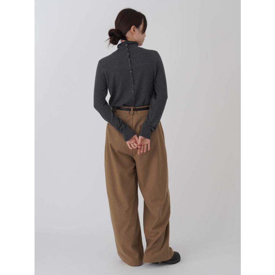 SALE30%OFF エギュゼ iGUISER ボトムス 24秋冬 kanu wool slacks SALE30%OFF エギュゼ iGUISER ボトムス 24秋冬 kanu wool slacks