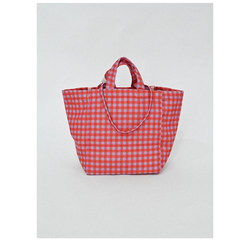 beej ビージ バッグ Gingham check totebag ギンガムチェックトート