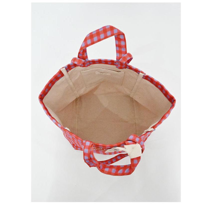 beej ビージ バッグ Gingham check totebag ギンガムチェックトート