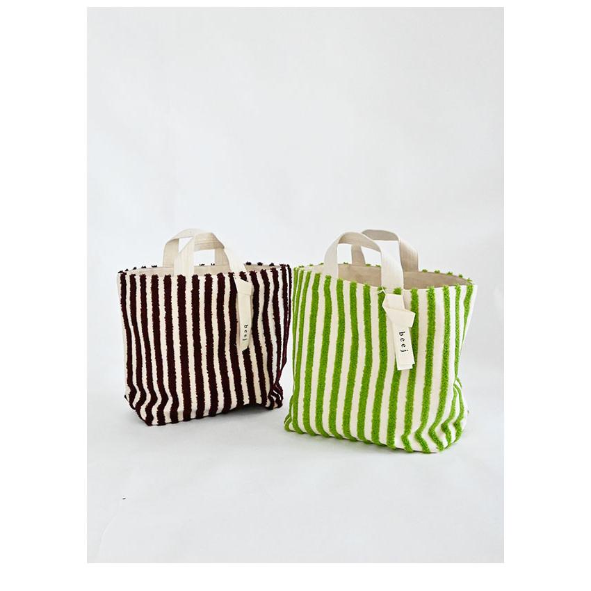 beej ビージ バッグ Loop strip box totebag ループストライプボックス