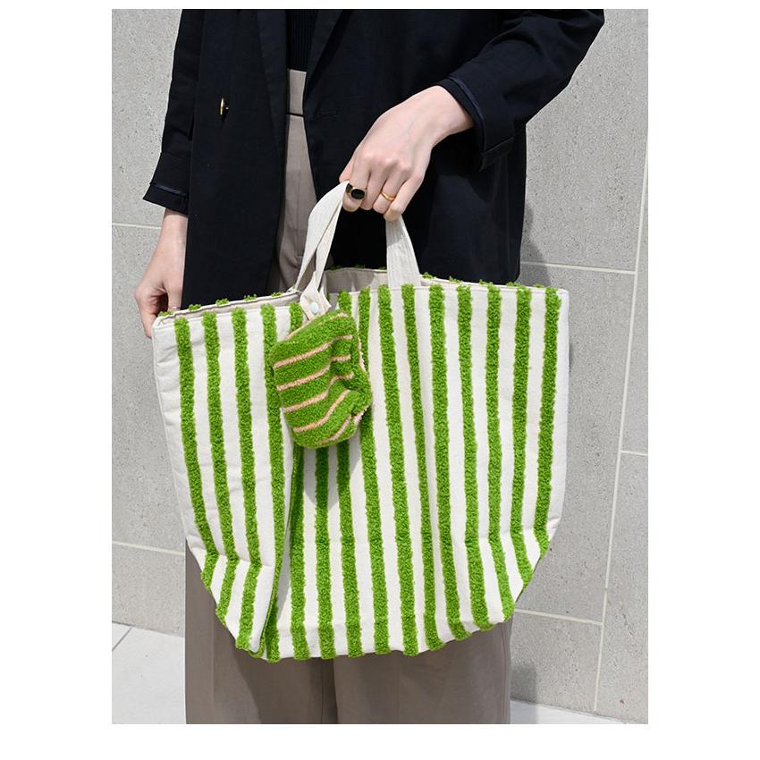 beej ビージ バッグ Loop strip box totebag ループストライプボックス