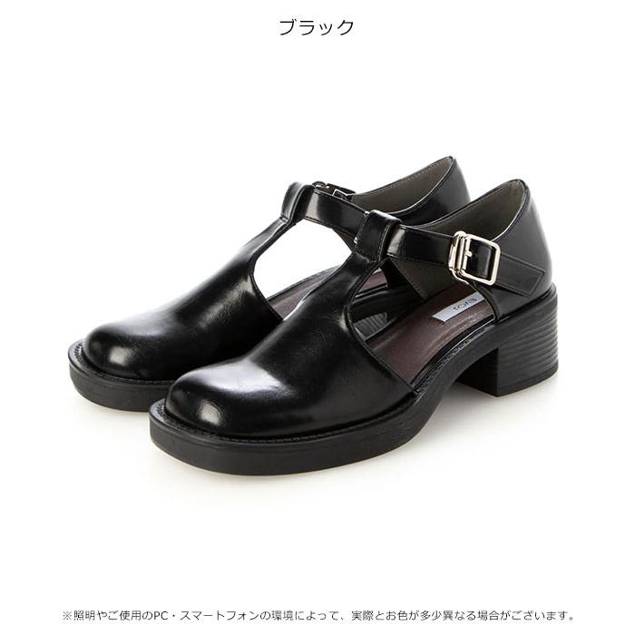 EVOL（イーボル） SALE40%OFF ラウンドTストラップシューズ 靴