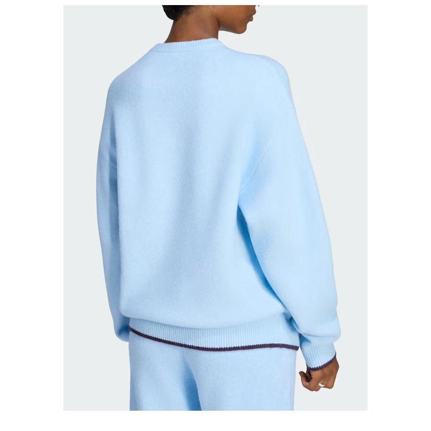 アディダスオリジナルス adidas originals ESS ニット ティッピング クルーネック ジャンパー トップス 長袖 ロゴ lf6548 爆買 | anuke | 10