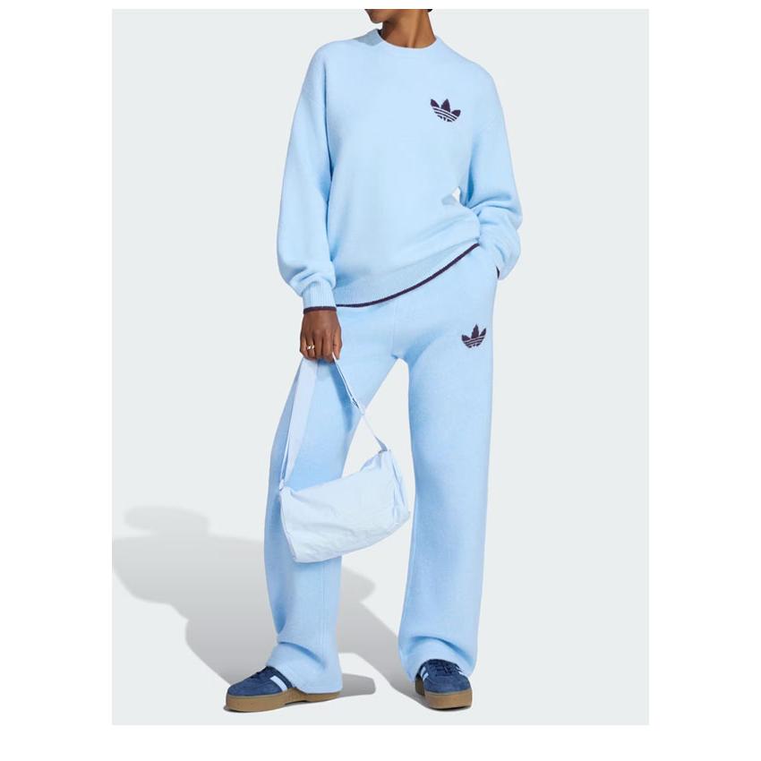 アディダスオリジナルス adidas originals ESS ニット ティッピング クルーネック ジャンパー トップス 長袖 ロゴ lf6548 爆買 | anuke | 11