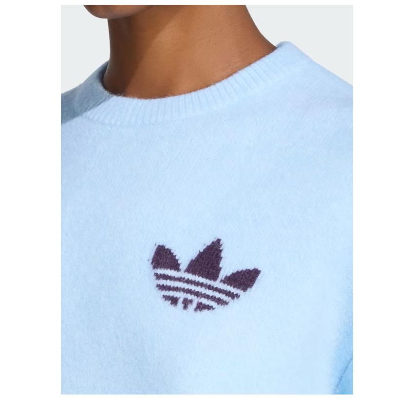 アディダスオリジナルス adidas originals ESS ニット ティッピング クルーネック ジャンパー トップス 長袖 ロゴ lf6548 爆買 | anuke | 13