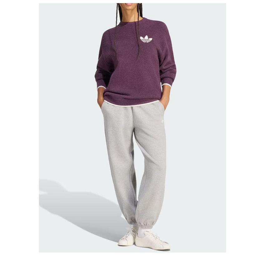 アディダスオリジナルス adidas originals ESS ニット ティッピング クルーネック ジャンパー トップス 長袖 ロゴ lf6548 爆買 | anuke | 16