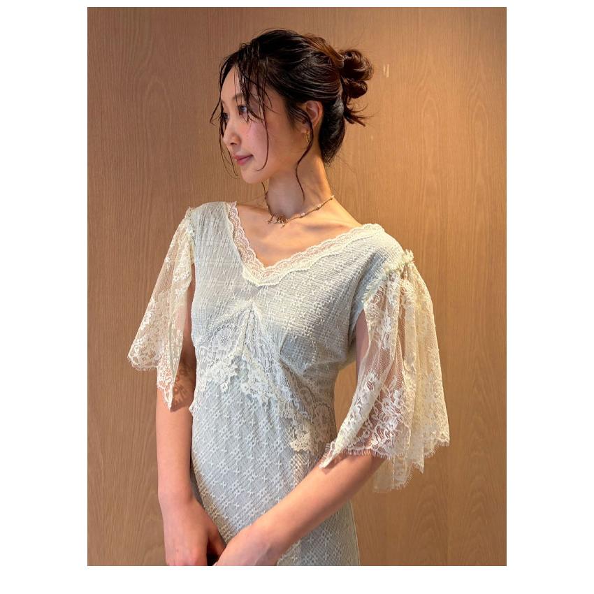 LILY BROWN（リリーブラウン） ワンピース 26春夏 レースカットソー