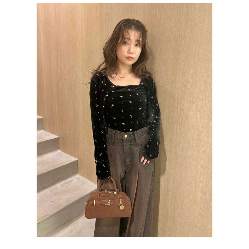 LILY BROWN 新作10%OFF リリー ブラウン トップス 25秋冬 エン