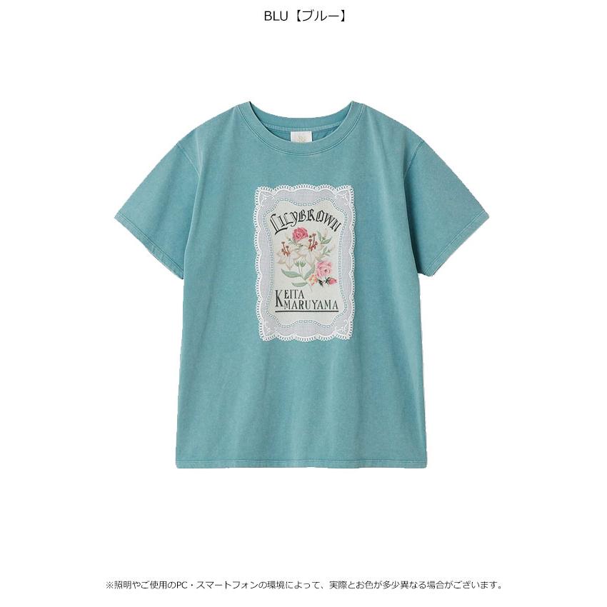 LILY BROWN KEITA MARUYAMA Tシャツ ブルー　新品正規品 LILY BROWN（リリーブラウン） SALE50%OFF リリー ブラウン トップス