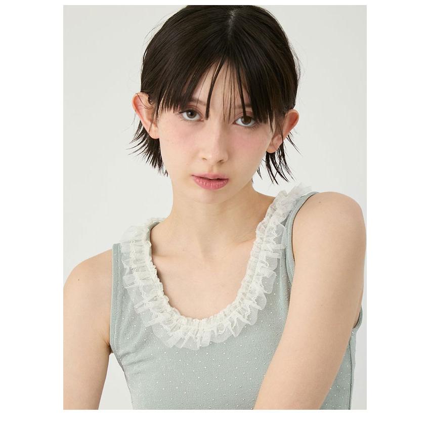 リリーブラウン＊リボン付きタンクトップ LILY BROWN（リリーブラウン） 【新作10%OFF】リリー ブラウン