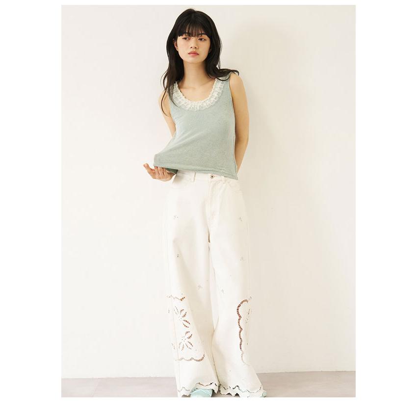 リリーブラウン＊リボン付きタンクトップ LILY BROWN（リリーブラウン） 【新作10%OFF】リリー ブラウン