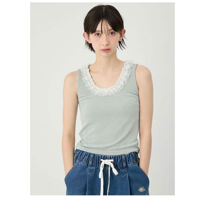 リリーブラウン＊リボン付きタンクトップ LILY BROWN（リリーブラウン） 【新作10%OFF】リリー ブラウン
