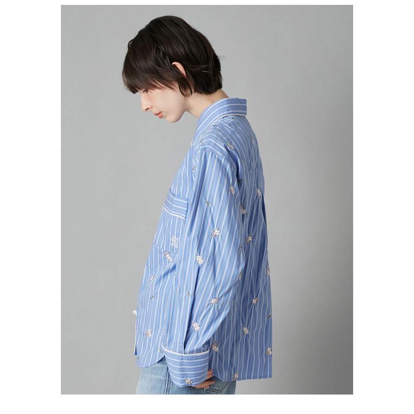 リリーブラウン モチーフ刺繍シャツ 新品タグ付き ♡ LILY BROWN（リリーブラウン） 新作10%OFF トップス 26春夏 【LILY