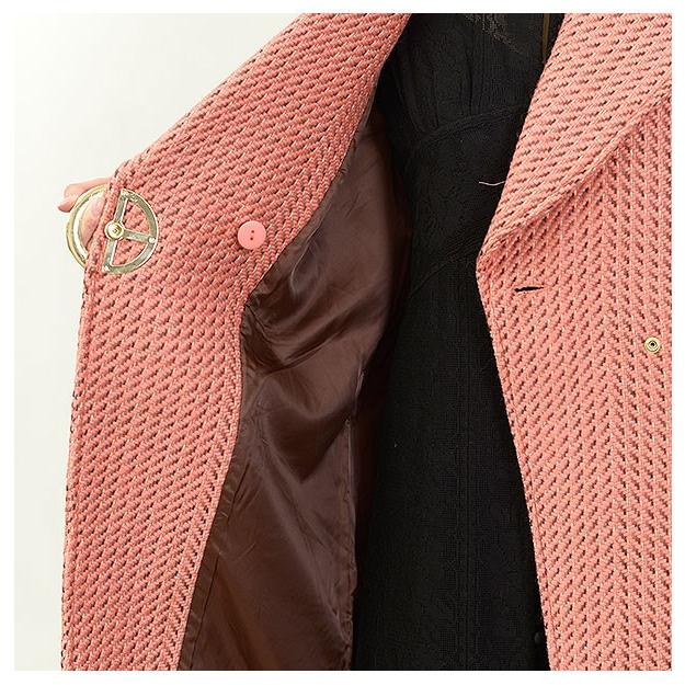 リリーブラウン Lily Brown 19秋冬 ツイードチェスターコート レディース アウター コート チェスターコート ロング丈 Lwfc バッグ ワンピースのダブルハート 通販 Yahoo ショッピング