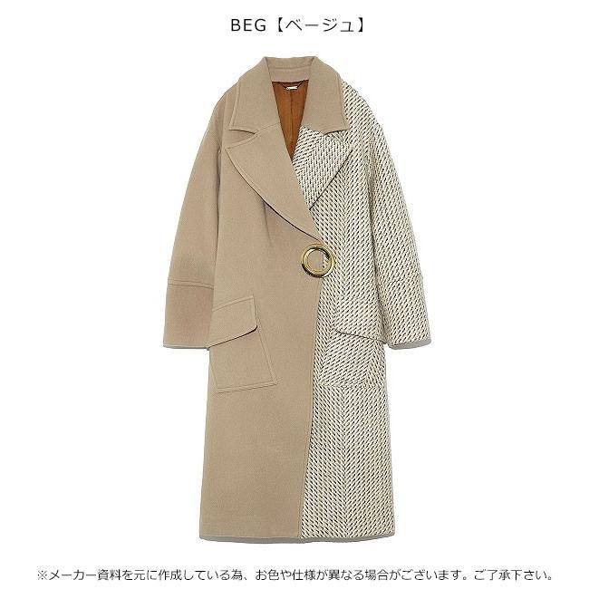 リリーブラウン Lily Brown 19秋冬 ツイードチェスターコート レディース アウター コート チェスターコート ロング丈 Lwfc バッグ ワンピースのダブルハート 通販 Yahoo ショッピング