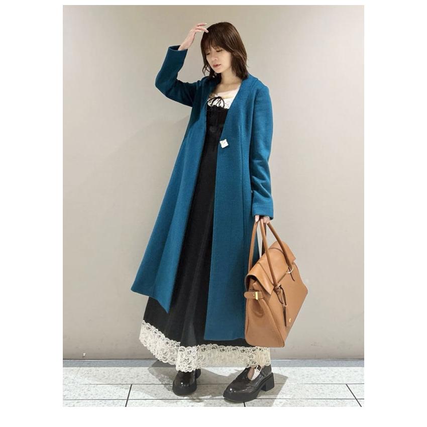 LILY BROWN チェスターコート　25秋冬　ブラック　0 LILY BROWN（リリーブラウン） SALE30%OFF リリー ブラウン アウター