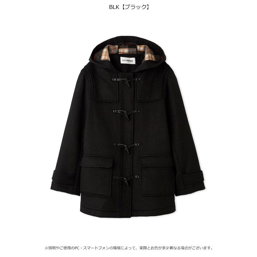 LILY BROWN ブラックダッフルコート LILY BROWN（リリーブラウン） SALE40%OFF リリー ブラウン アウター