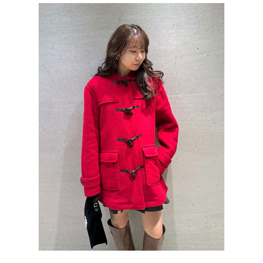 LILY BROWN ブラックダッフルコート LILY BROWN（リリーブラウン） SALE40%OFF リリー ブラウン アウター