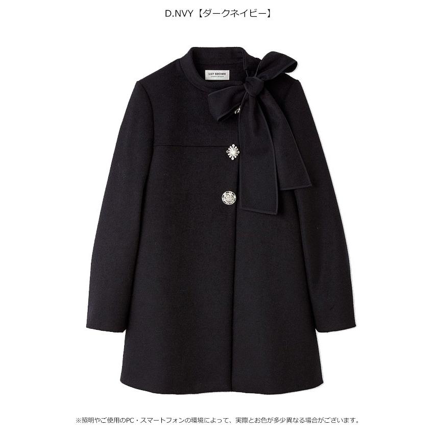 新品未使用タグ付き[L.B CANDY STOCK]Aラインビジューリボンコート WEB限定カラー】[L.B CANDY STOCK]Aラインビジューリボンコート(コート