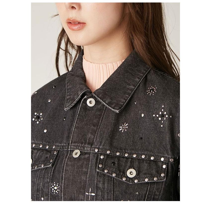 専用 24AW LILY BROWN CANDY STOCK デニムジャケット LILY BROWN SALE50%OFF リリー ブラウン アウター 25春夏 [L.B