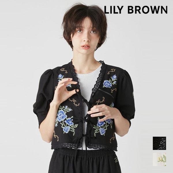 LILY BROWN（リリーブラウン） トップス 26春夏 クロスステッチリボン